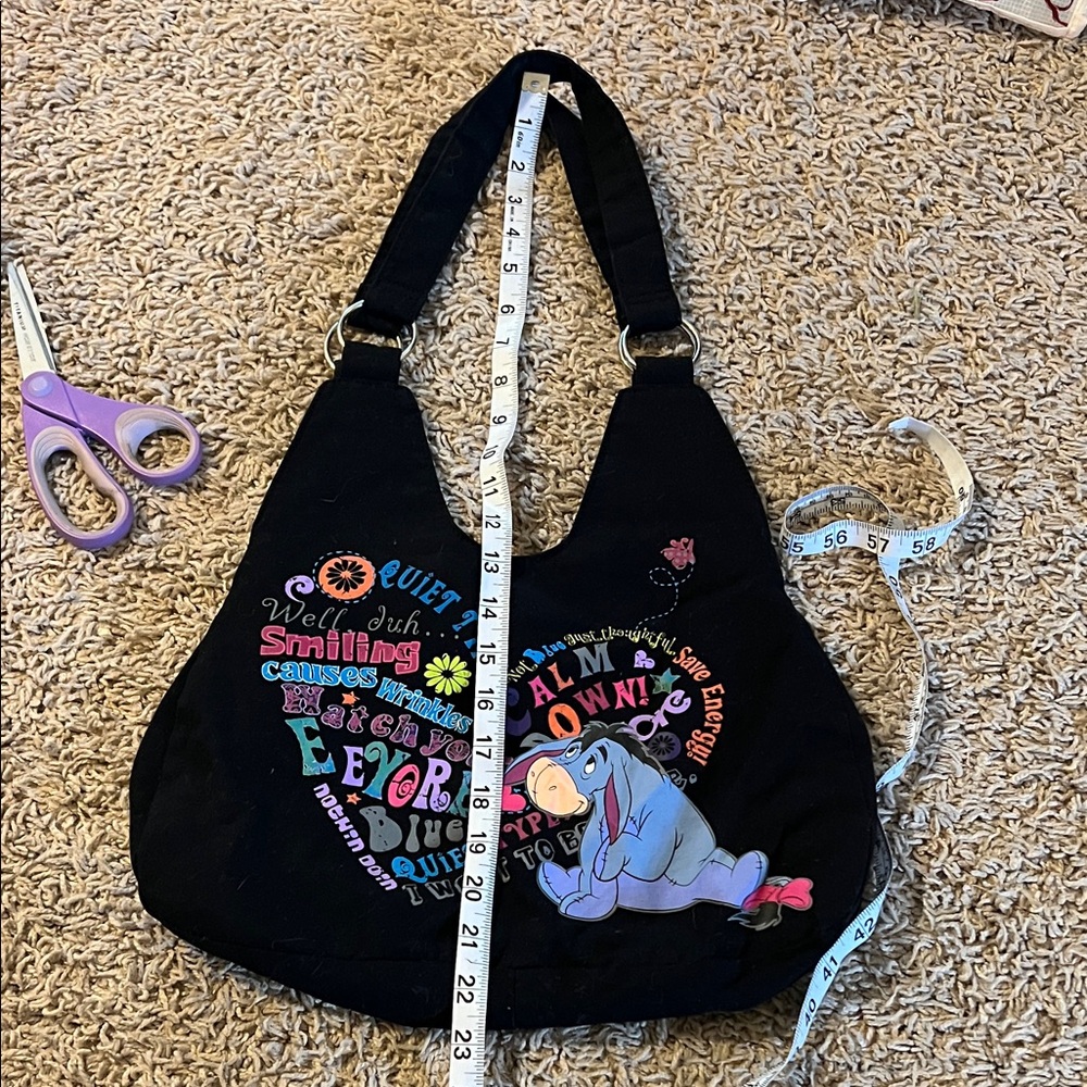 Retro Disney Black Eeyore Shoulder Bag - Picture 9 of 9